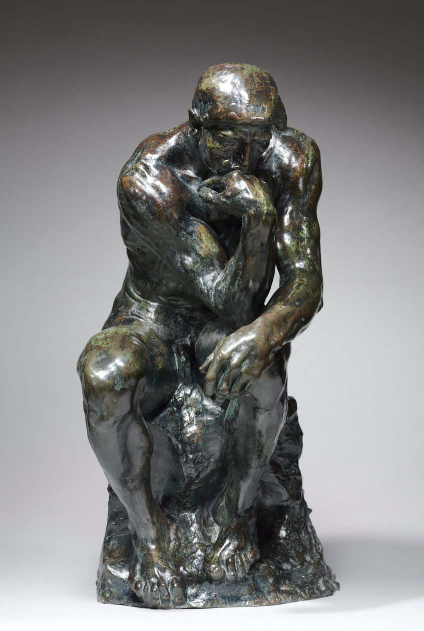 De Denker, ca. 1880 door Auguste Rodin