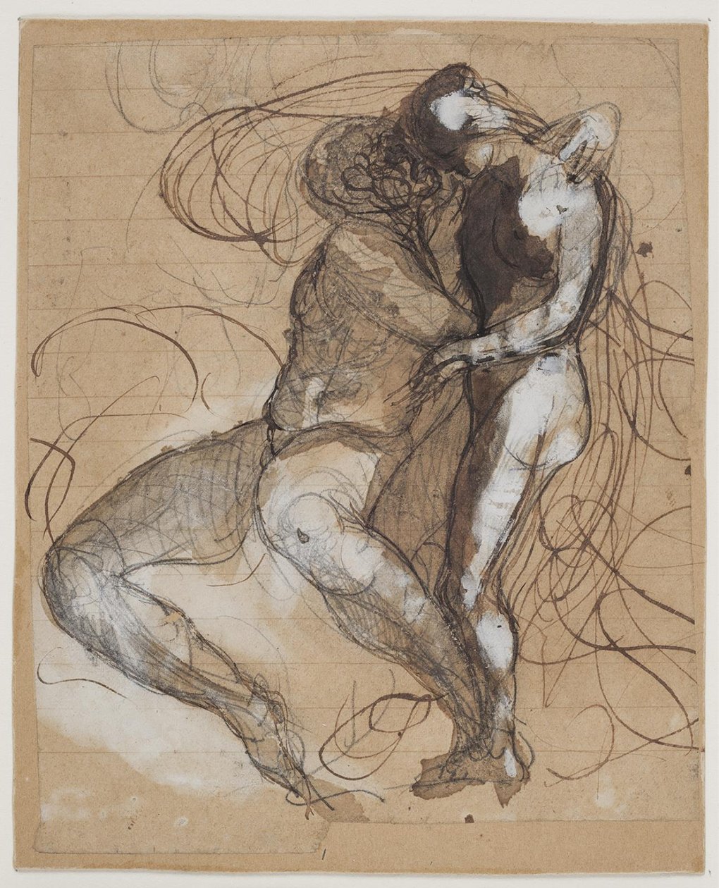 Twee geliefden door Auguste Rodin
