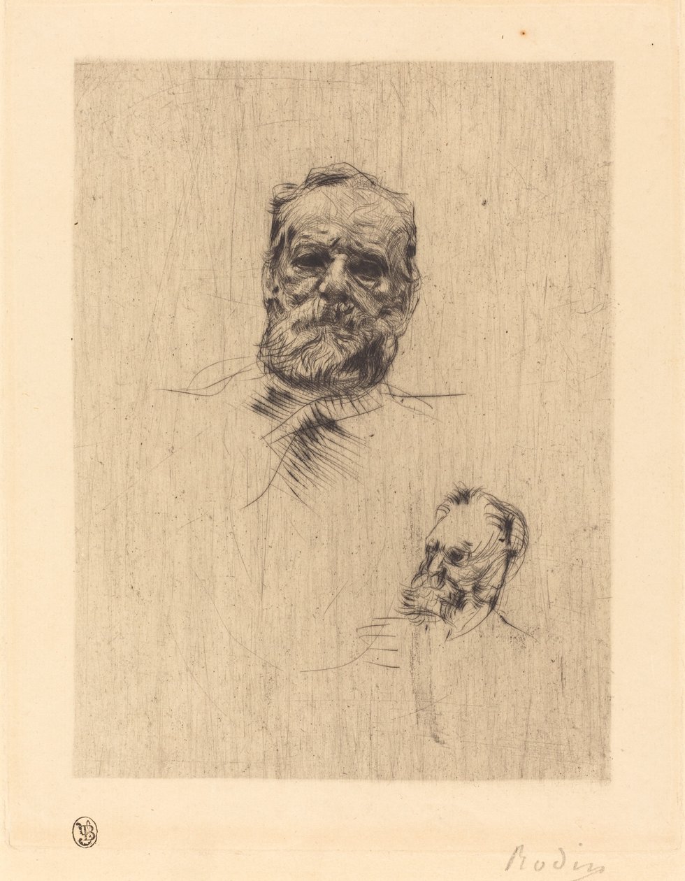 Victor Hugo, De Face door Auguste Rodin