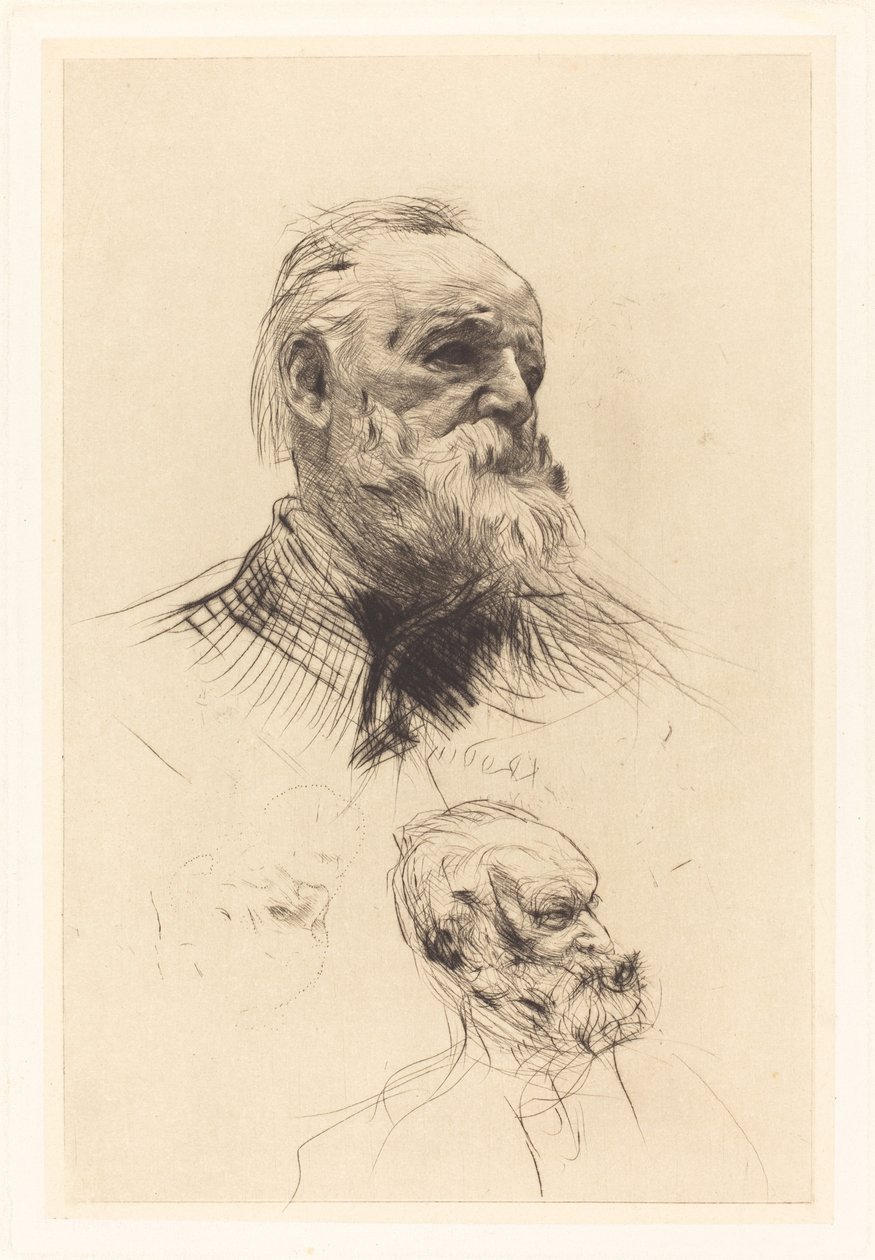 Victor Hugo, De Trois Quarts door Auguste Rodin