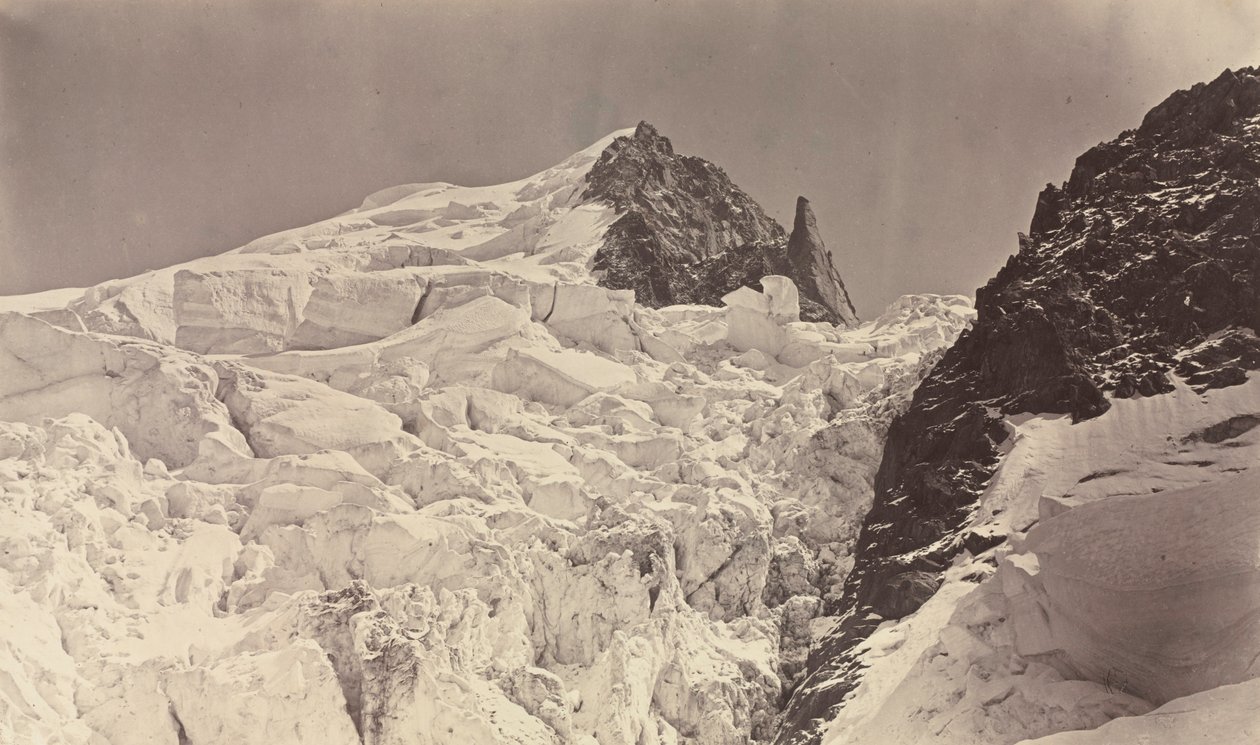 Mont Maudit, Savoye, 1860 door Auguste Rosalie Bisson