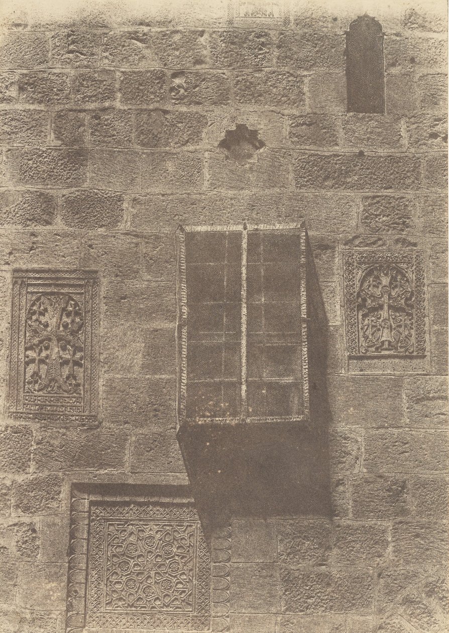 Jeruzalem. Armeens klooster. Ornamenten door Auguste Salzmann