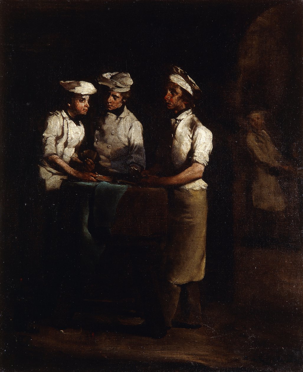 De drie koks door Auguste Theodule Ribot
