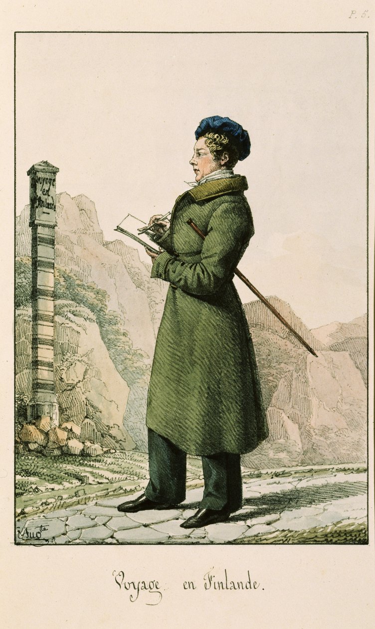 Zelfportret door Auguste de Montferrand