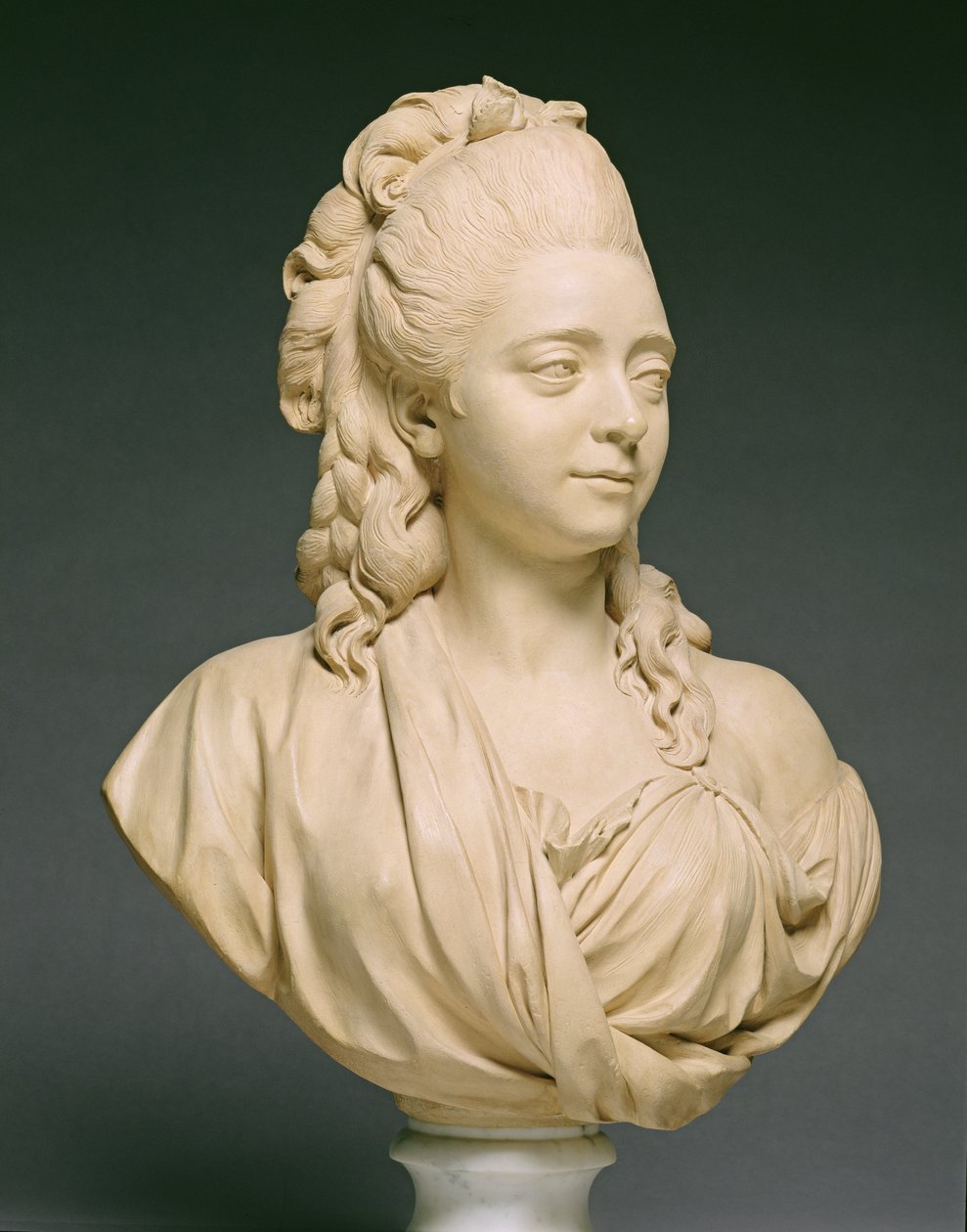 Madame Pajou, geboren Angelique Roumier, 1777 door Augustin Pajou