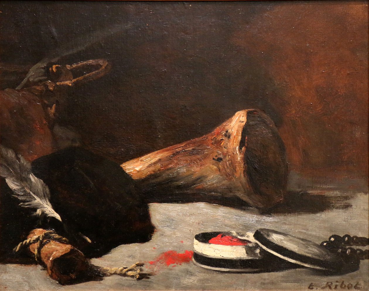 Stilleven door Auguste Theodule Ribot
