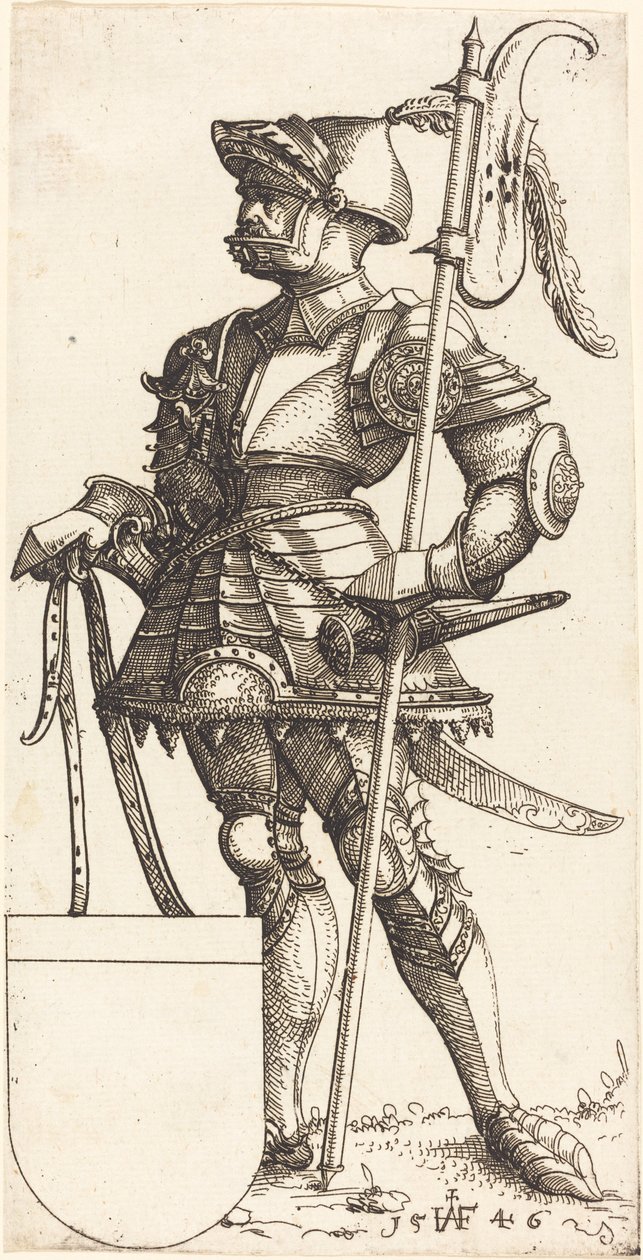 Christiaan II van Denemarken door Augustin Hirschvogel