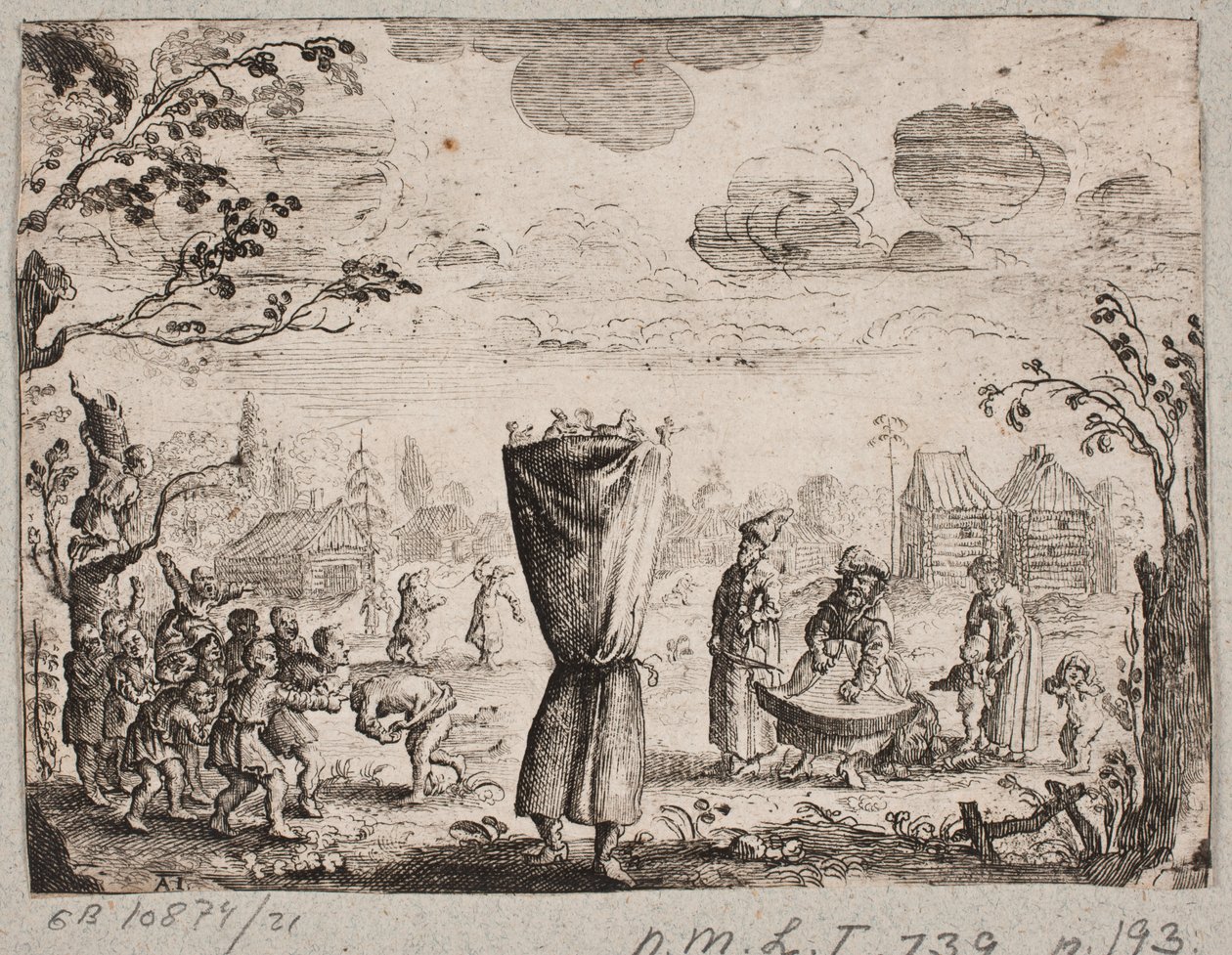 Optreden in een Russisch dorp door Augustin John