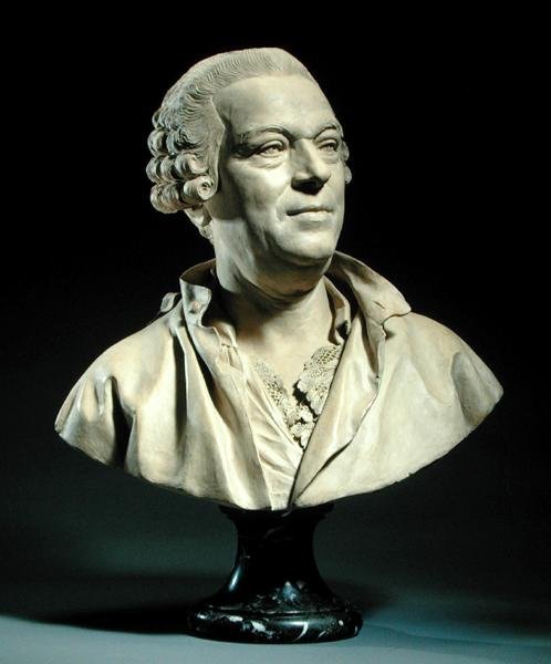 Buste van maarschalk de Sainscy door Augustin Pajou