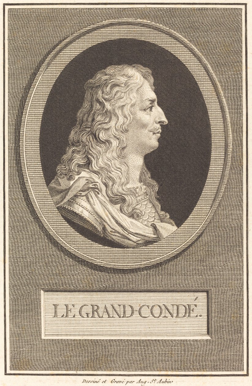 De Grote Condé door Augustin de Saint Aubin
