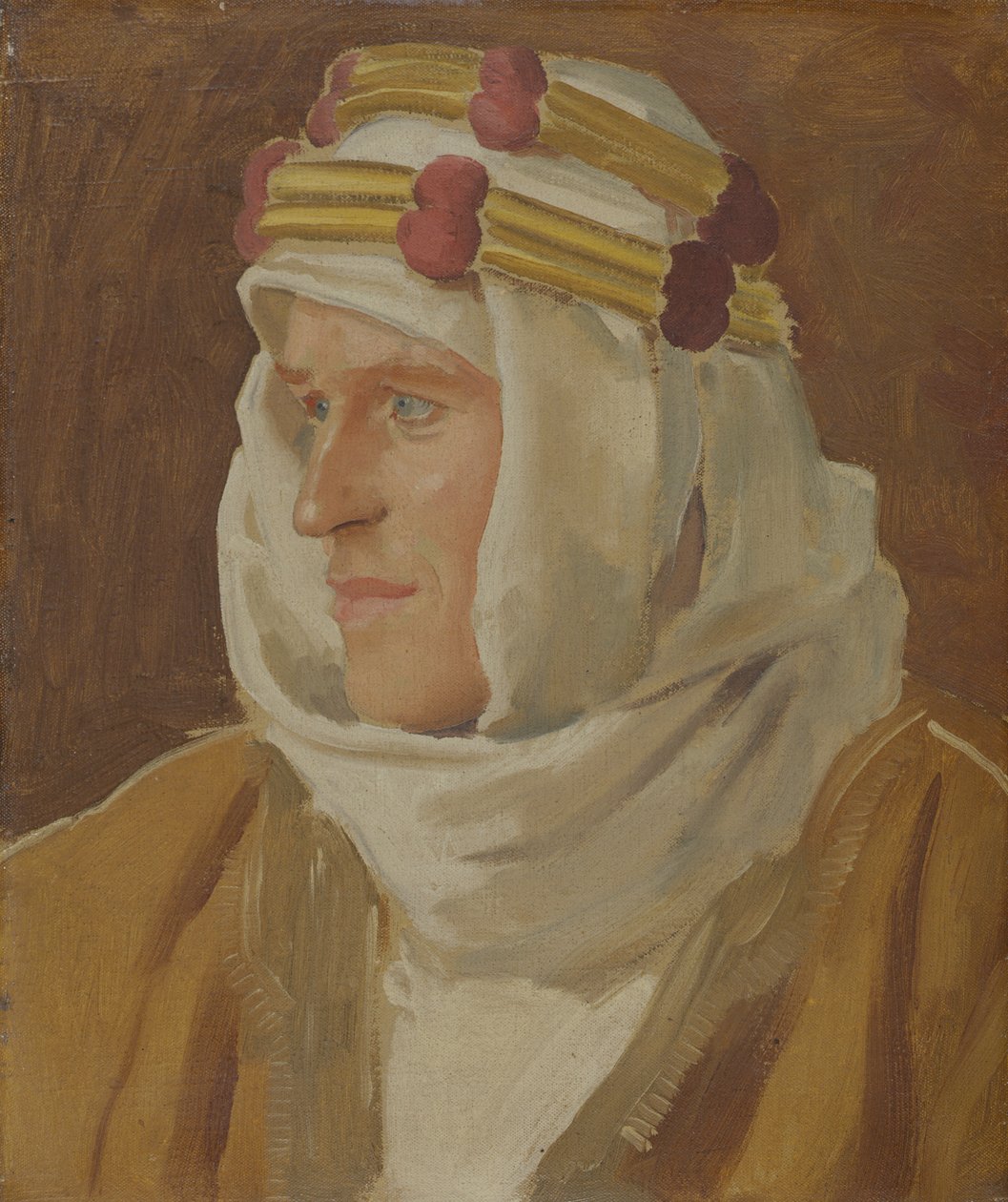 Kol. Thomas Edward Lawrence (1888-1935) door Augustus John
