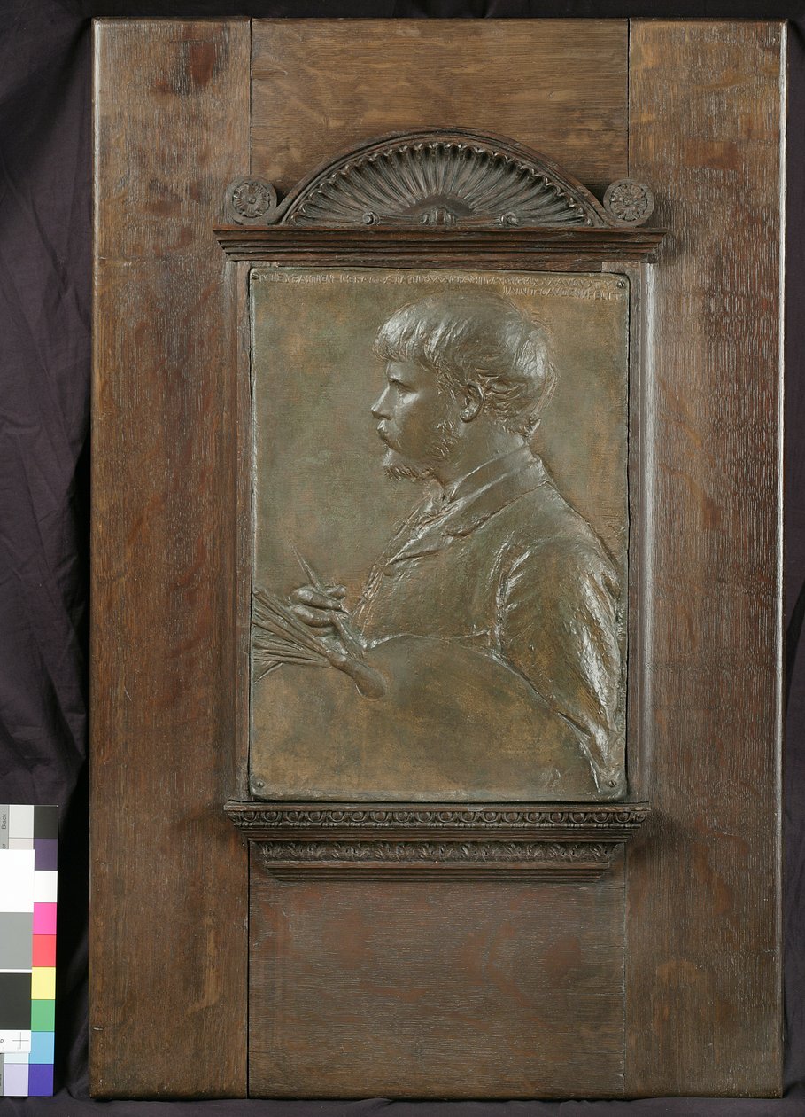 Jules Bastien-Lepage (1848-84) 1880 (brons) door Augustus Saint Gaudens