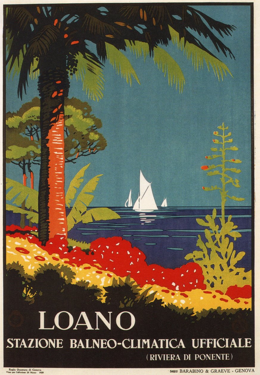 Loano, 1929 door Aurelio Craffonara
