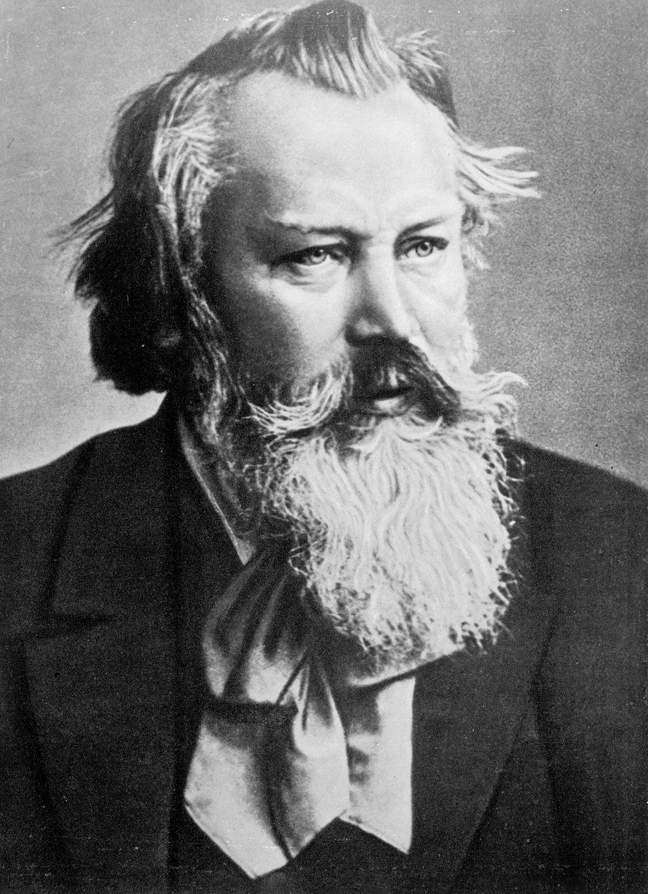 Johannes Brahms, 1879 door Austrian Photographer