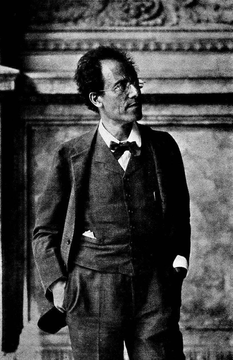 Portret van Gustav Mahler door Austrian Photographer