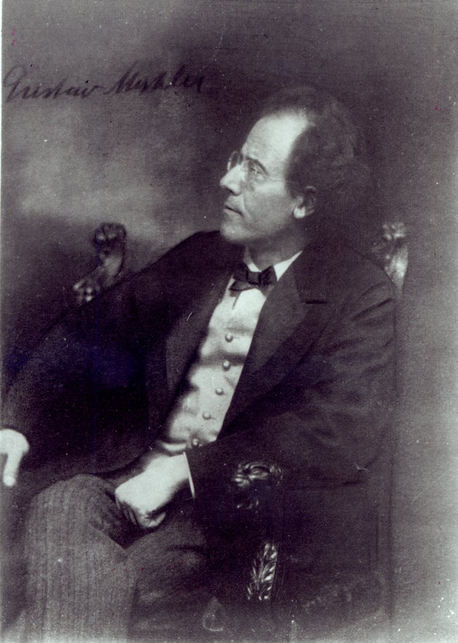 Portret van Gustav Mahler, c.1907 door Austrian Photographer