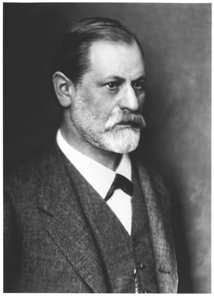 Portret van Sigmund Freud, ca. 1900 door Austrian Photographer