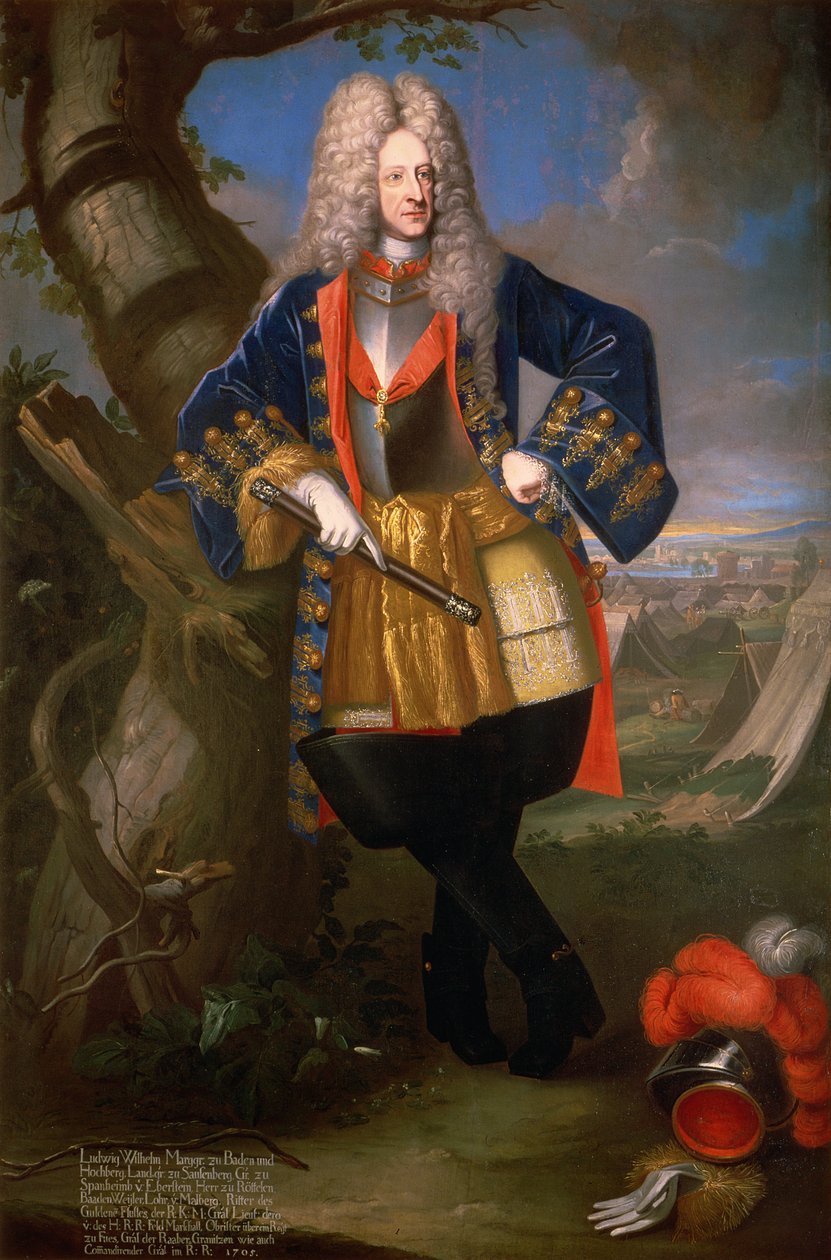 Ludwig Wilhelm, graaf van Baden (1655-1707), 1705 door Austrian School