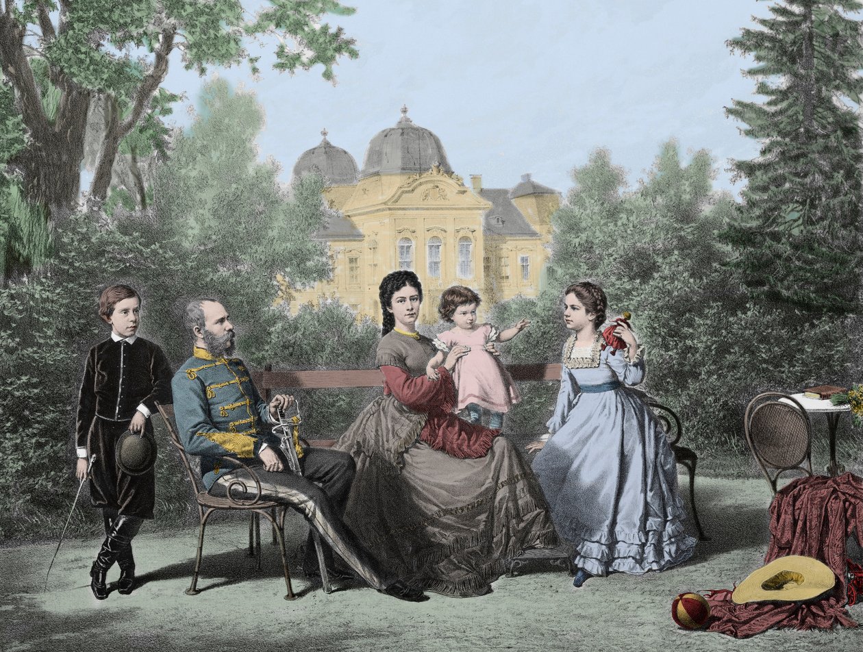 Franz Joseph I van Oostenrijk door Austrian School