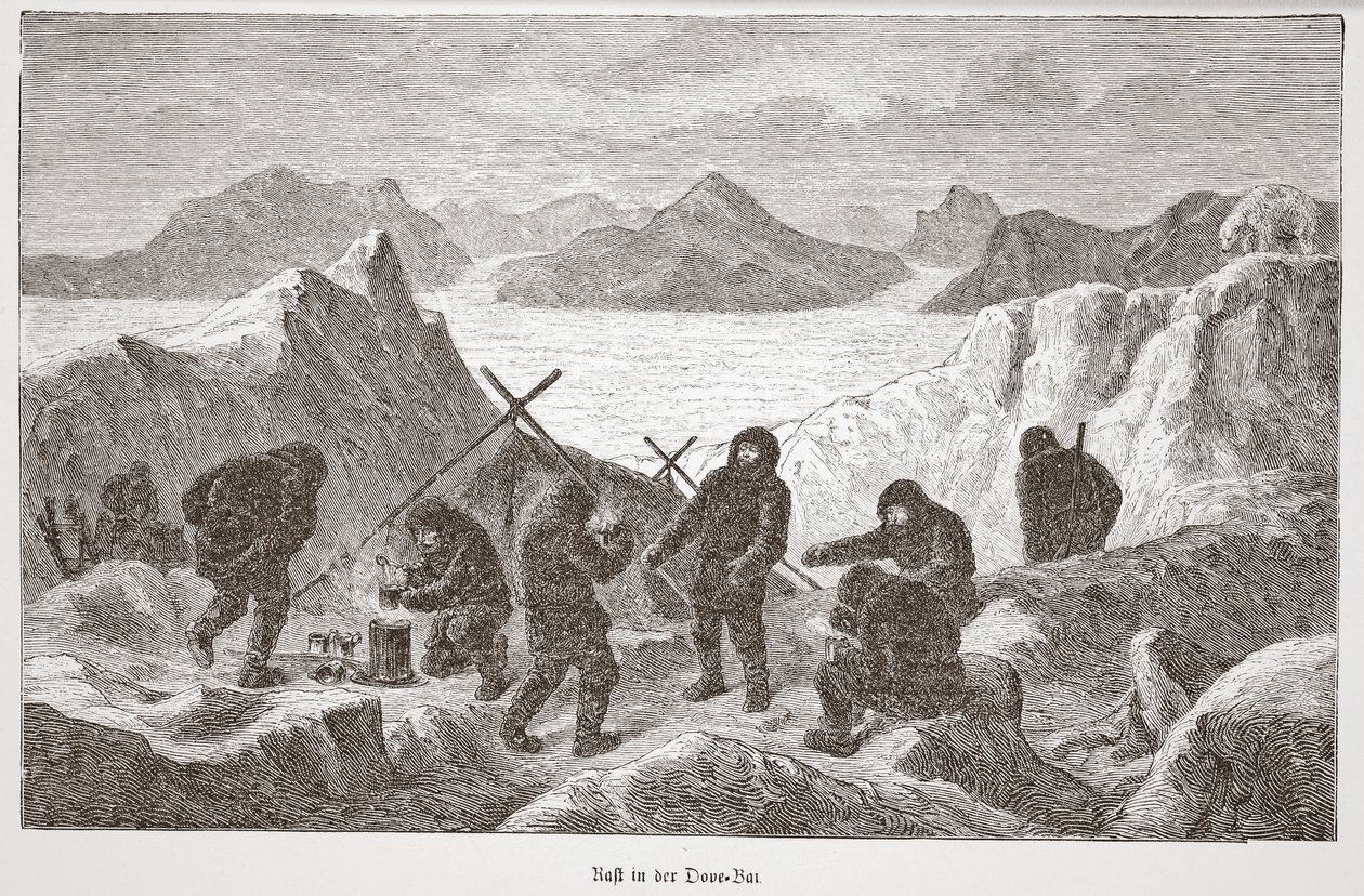 Rust in Dove Bay, 1876 door Austrian School