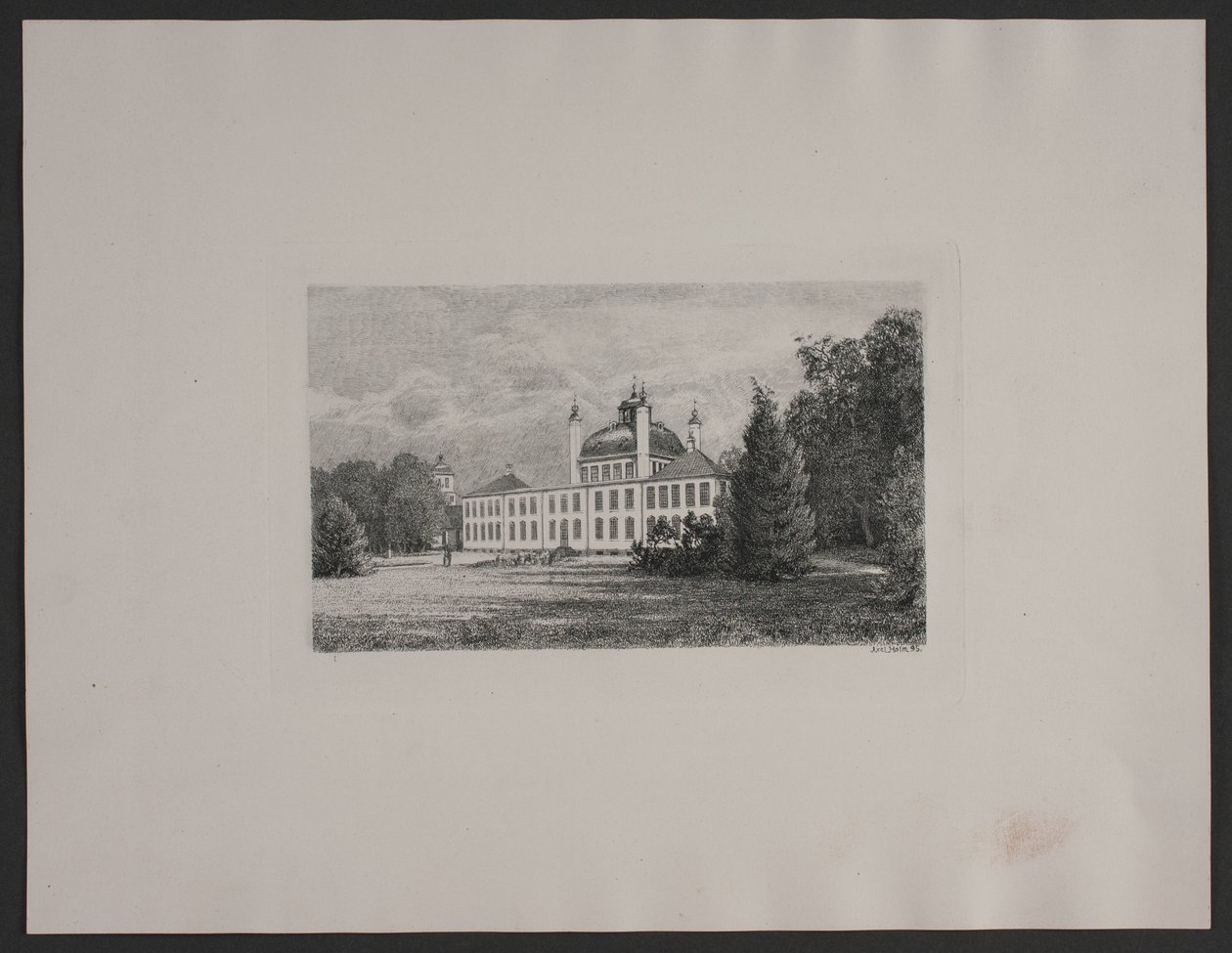 Deens: Fredensborg slot door Axel Holm