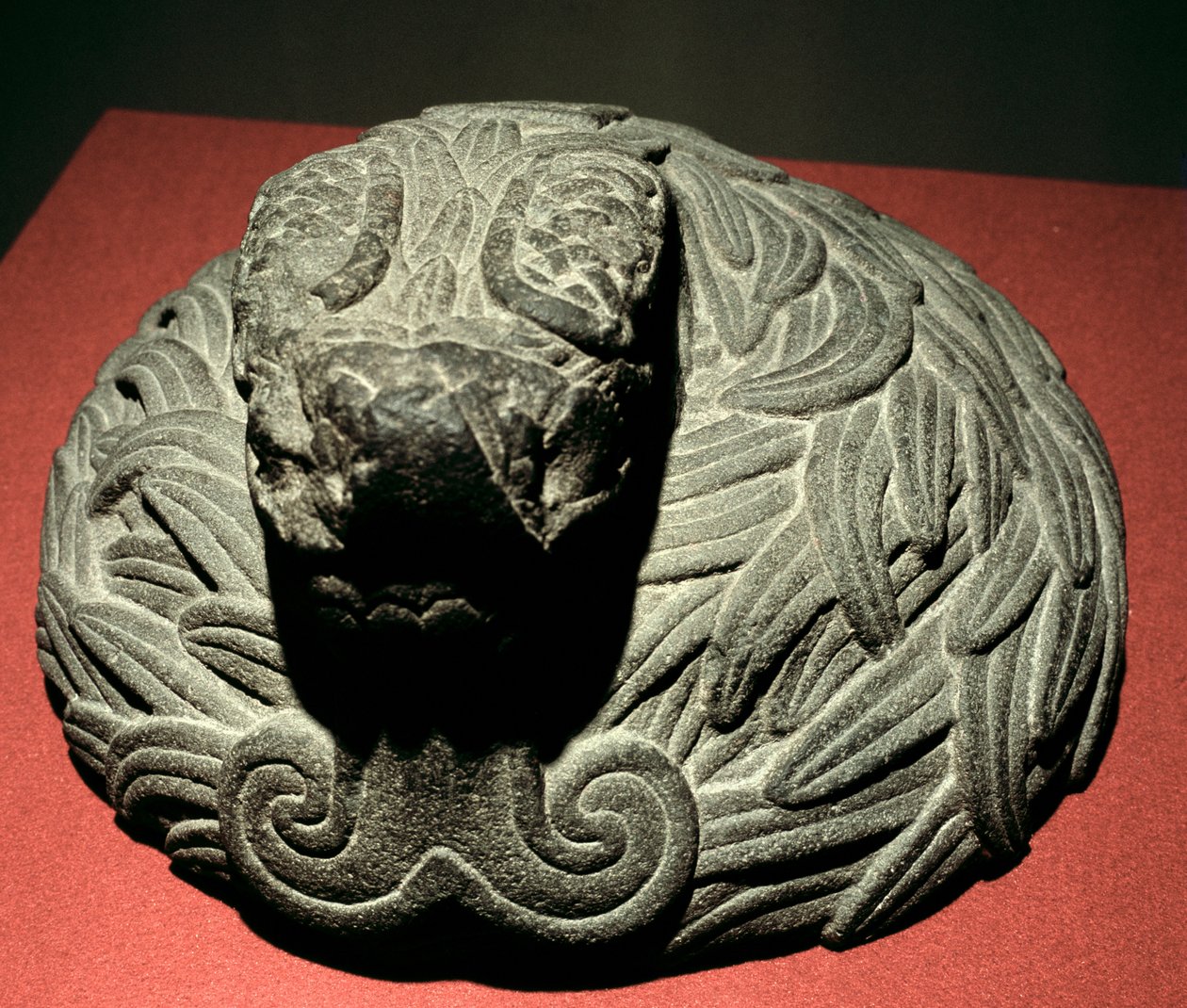 Gevederde slang door Aztec