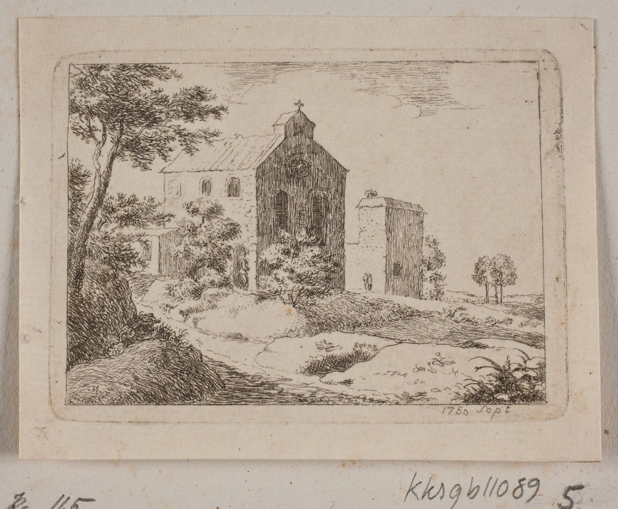 Kloostergebouw door B. Flügge