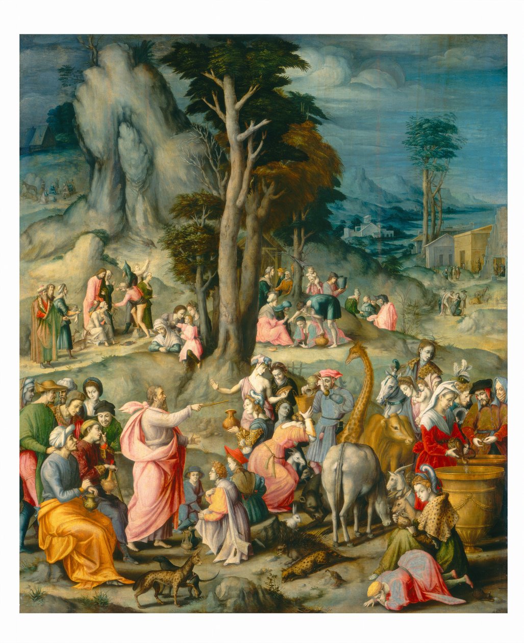 Het Verzamelen van Manna door Bacchiacca