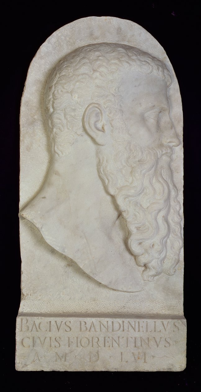 Zelfportret, 1556 door Baccio Bandinelli