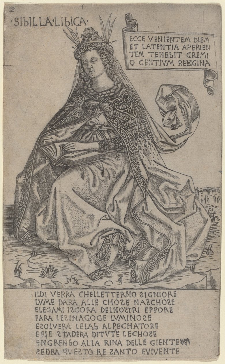 Libische Sibylle door Baccio Baldini