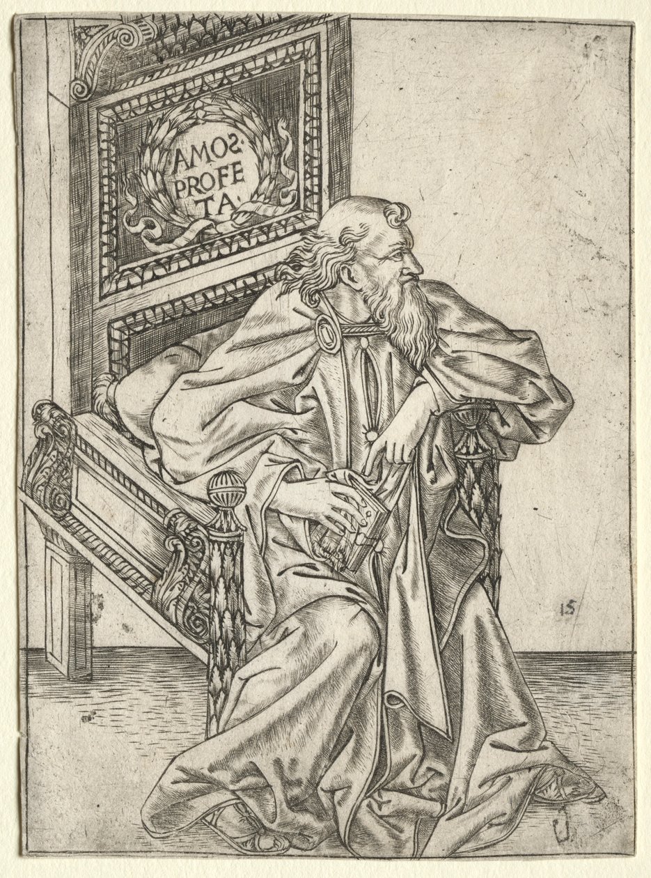 De Profeten: Amos, ca. 1470-1475 door Baccio Baldini