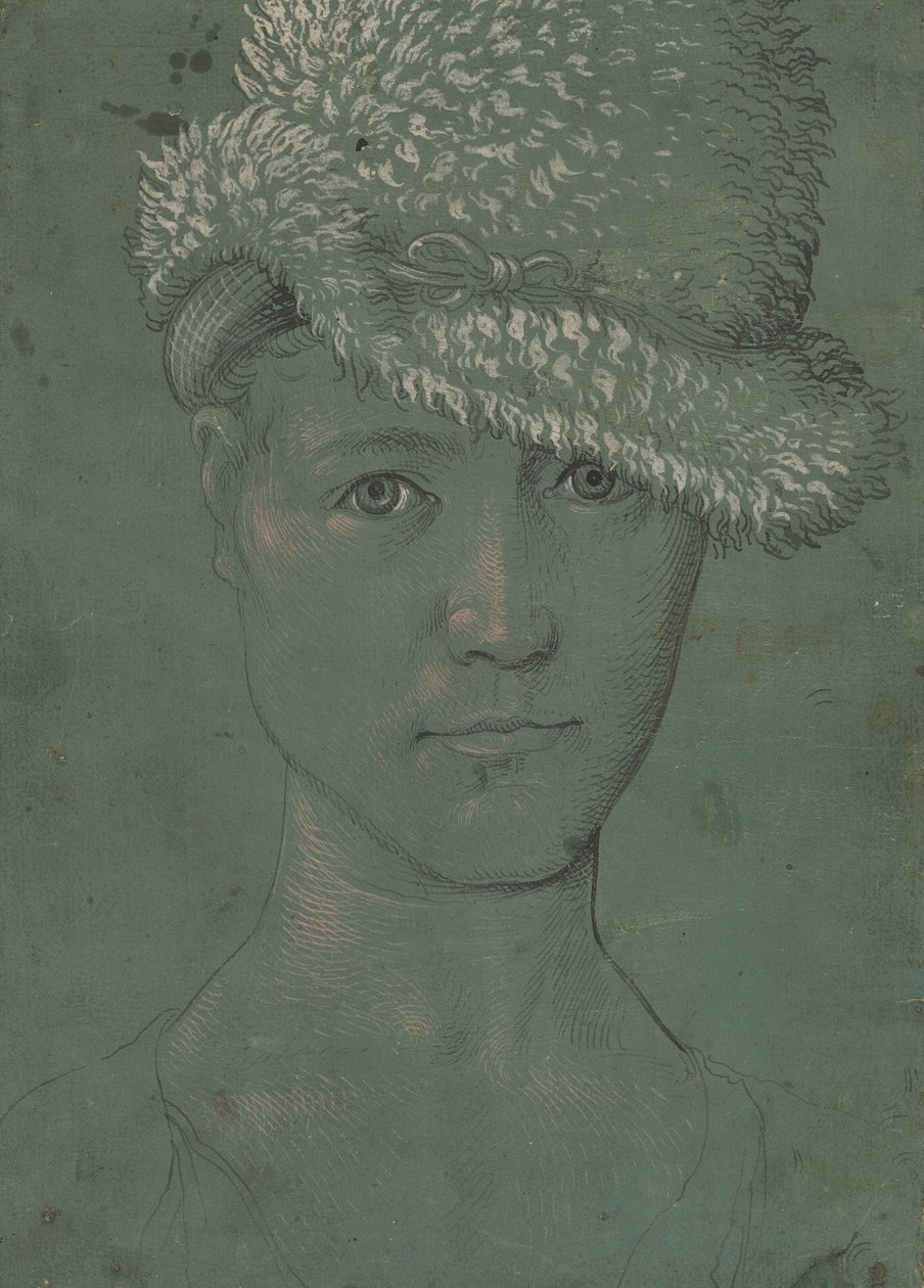 Zelfportret, ca. 1502 door Baldung