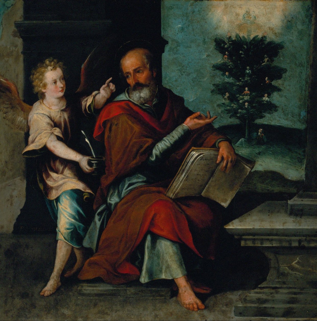 Sint Matteüs door Baltasar de Echave Ibía