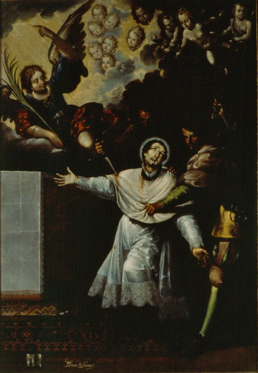 Het Martelaarschap van Sint Peter Arbués door Baltasar de Echave y Rioja