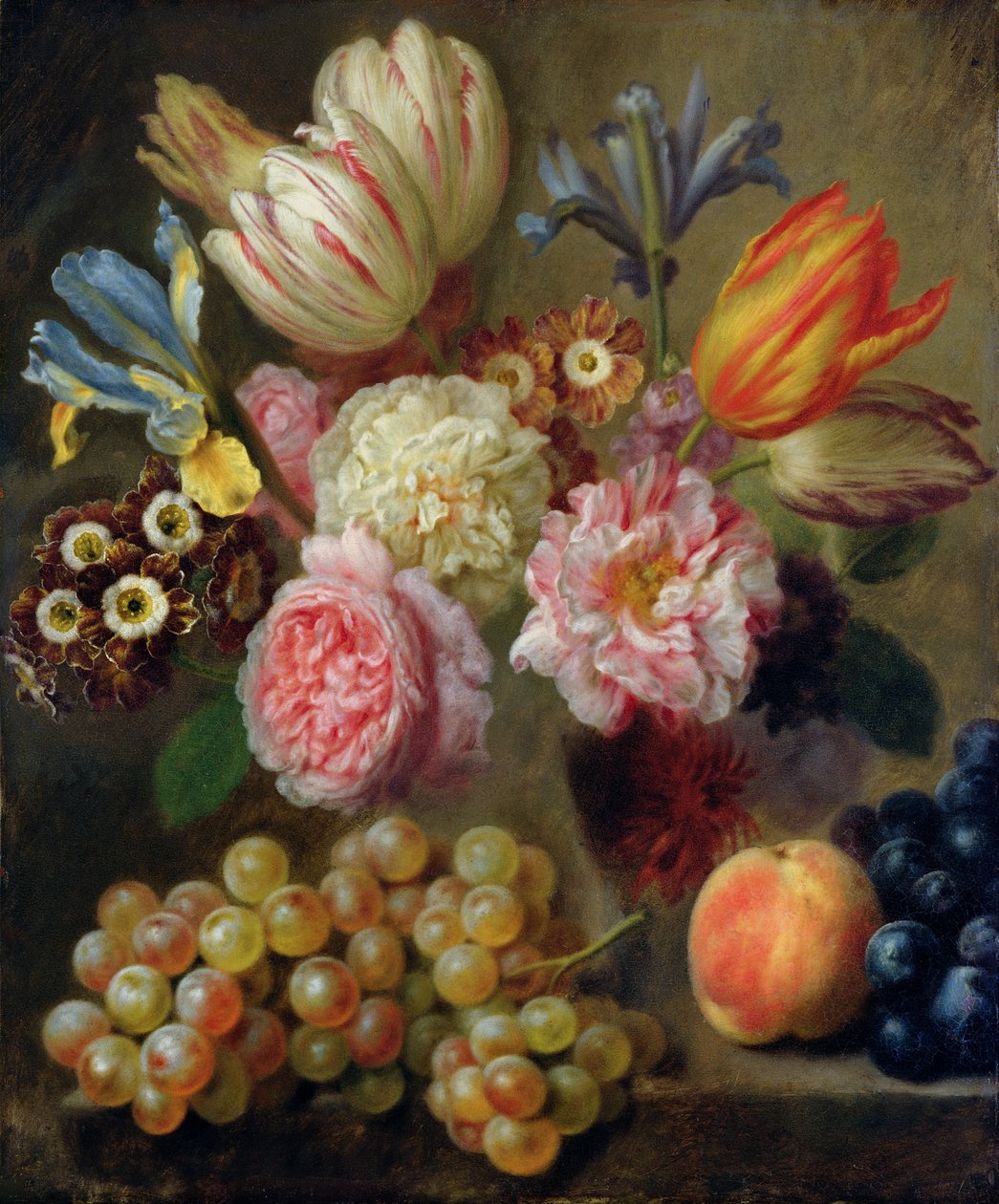 Bloemenstudie door Balthasar Denner