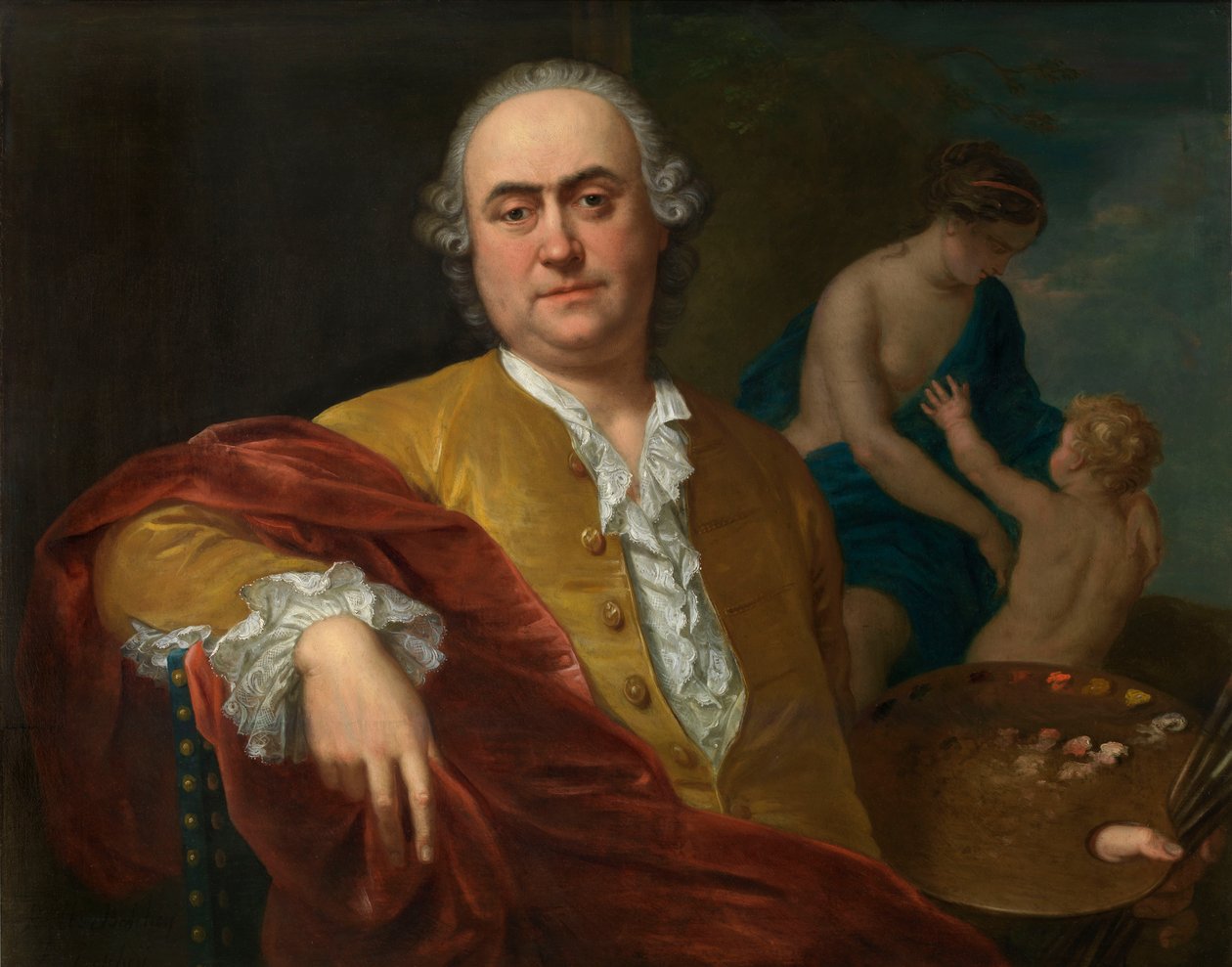 Zelfportret door Balthasar Beschey