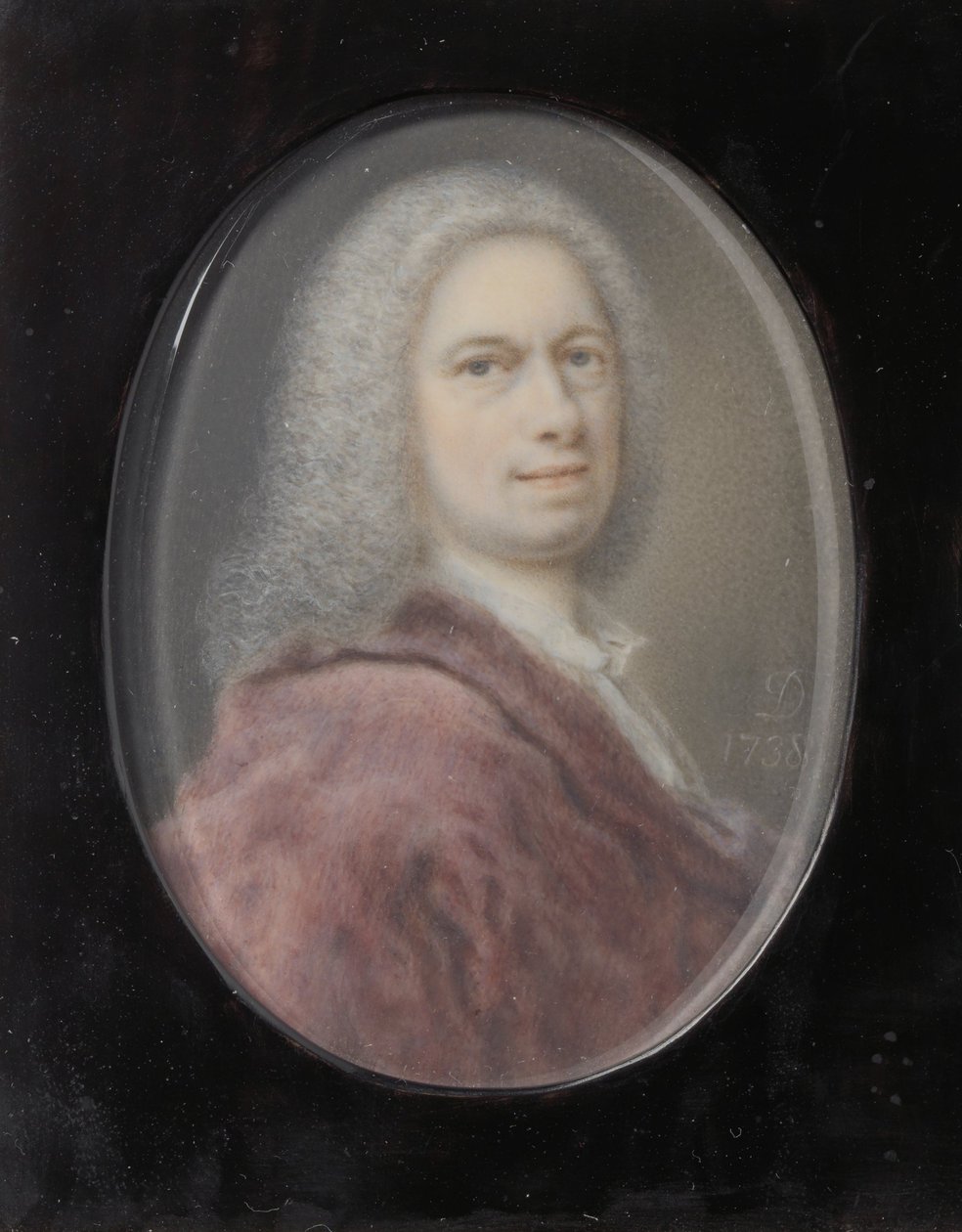 Zelfportret, 1738 door Balthasar Denner