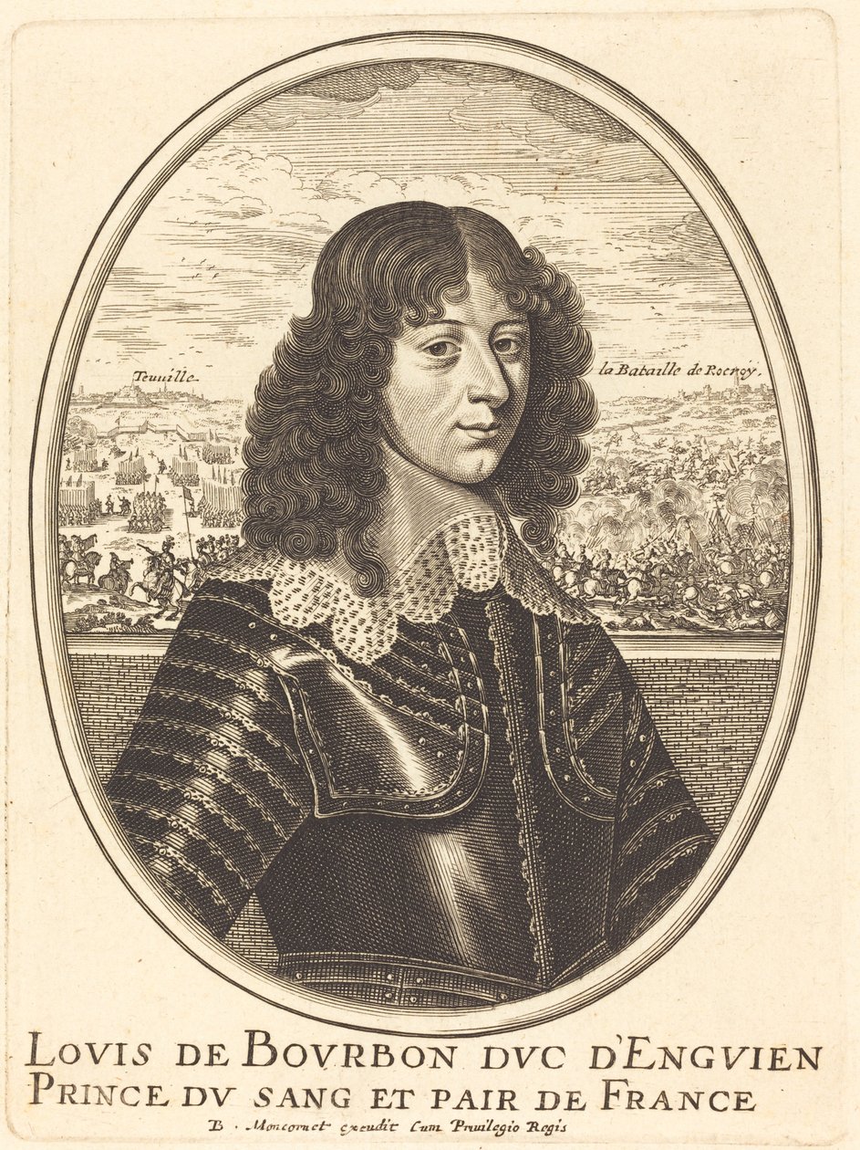 Louis II de Bourbon-Condé door Balthasar Moncornet