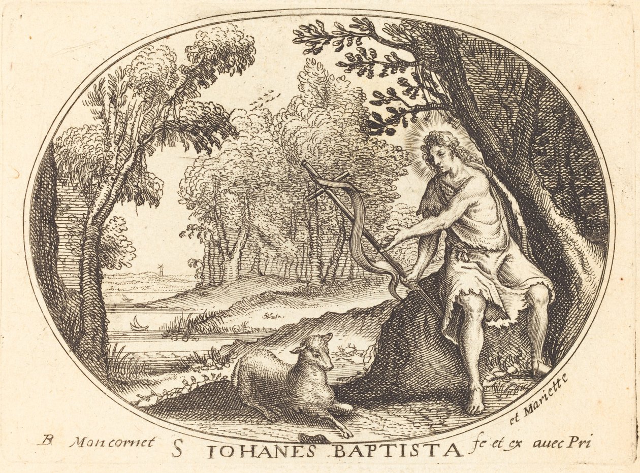 Sint Johannes de Doper door Balthasar Moncornet