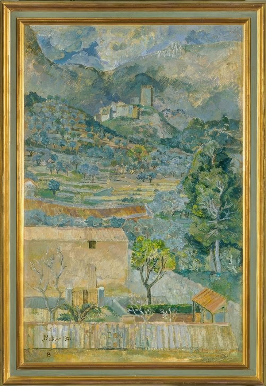Provençaals landschap door Baltusz Klossowski de Rola