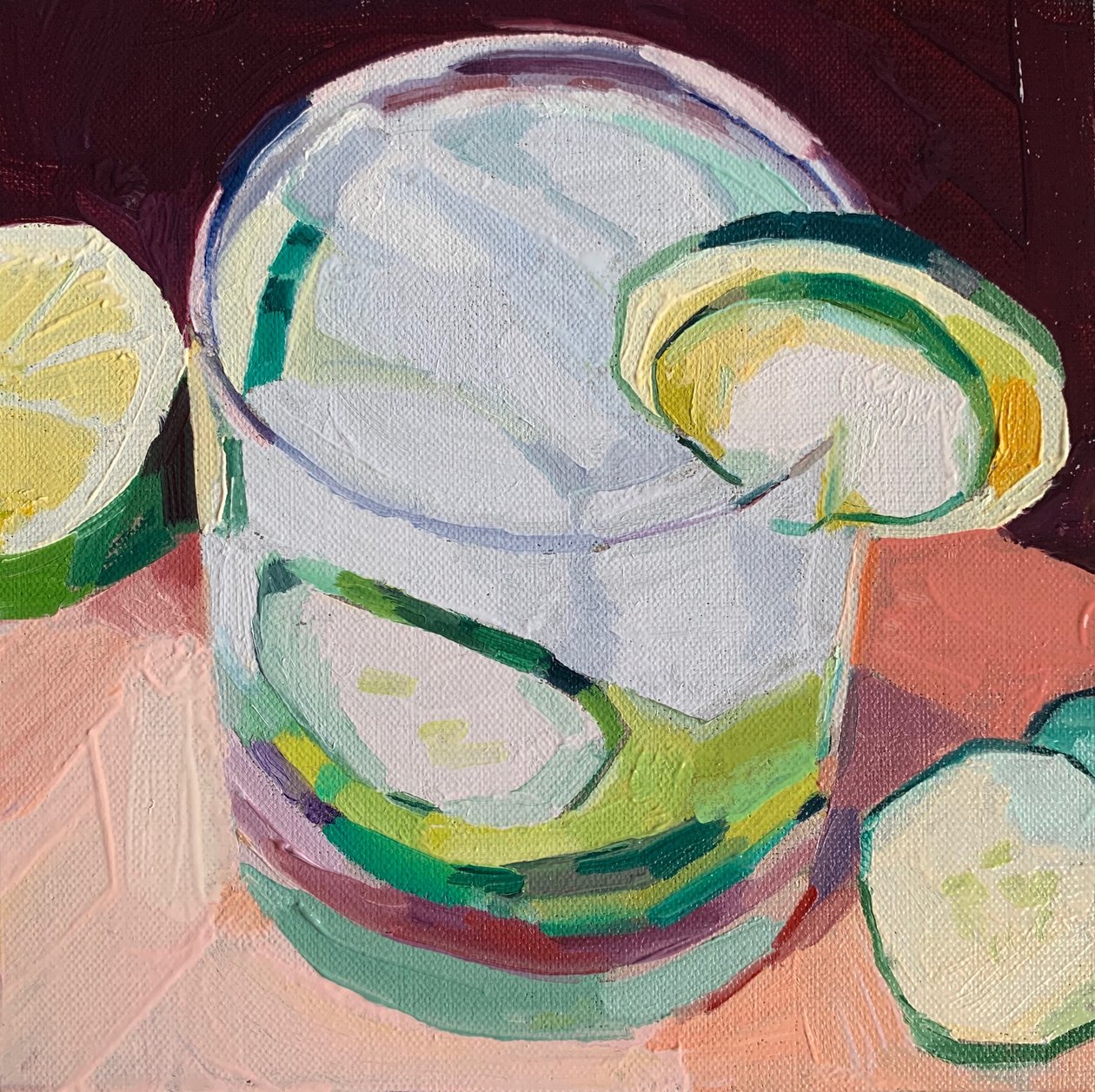 Gin en tonic door Barbara Hoogeweegen