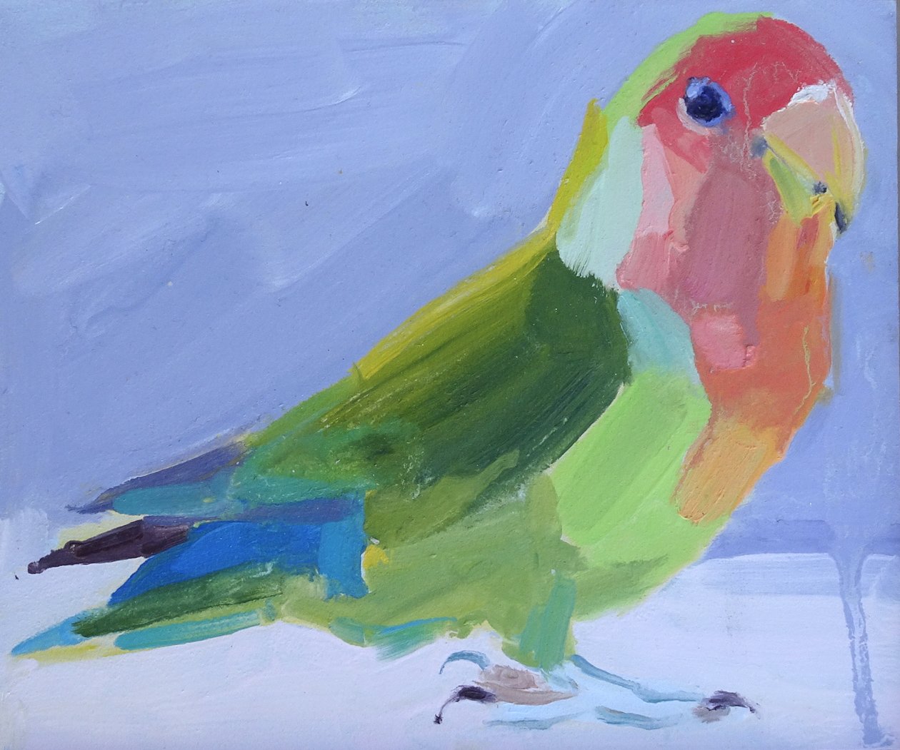 Liefdesvogel, 2017 door Barbara Hoogeweegen