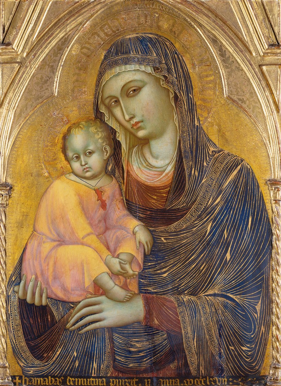 Madonna met kind door Barnaba da Modena