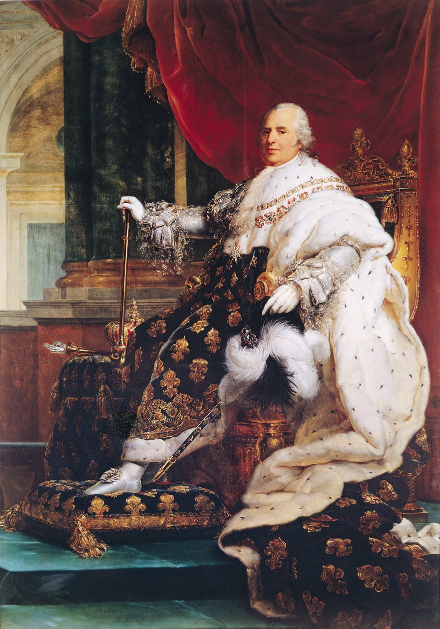 Lodewijk XVIII (1755-1824) door Baron François Pascal Simon Gérard