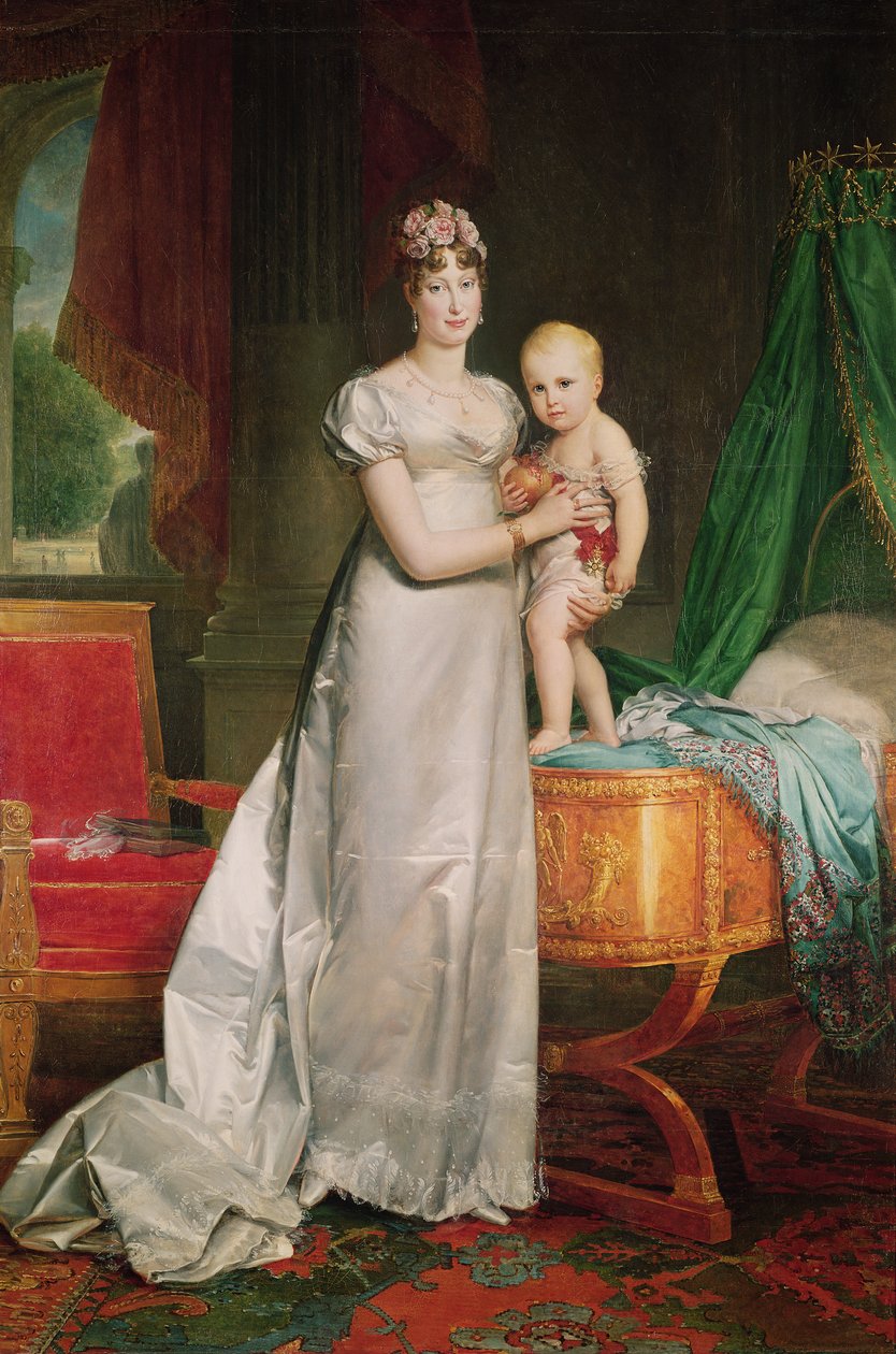 Marie Louise en de Koning van Rome door Baron François Pascal Simon Gérard