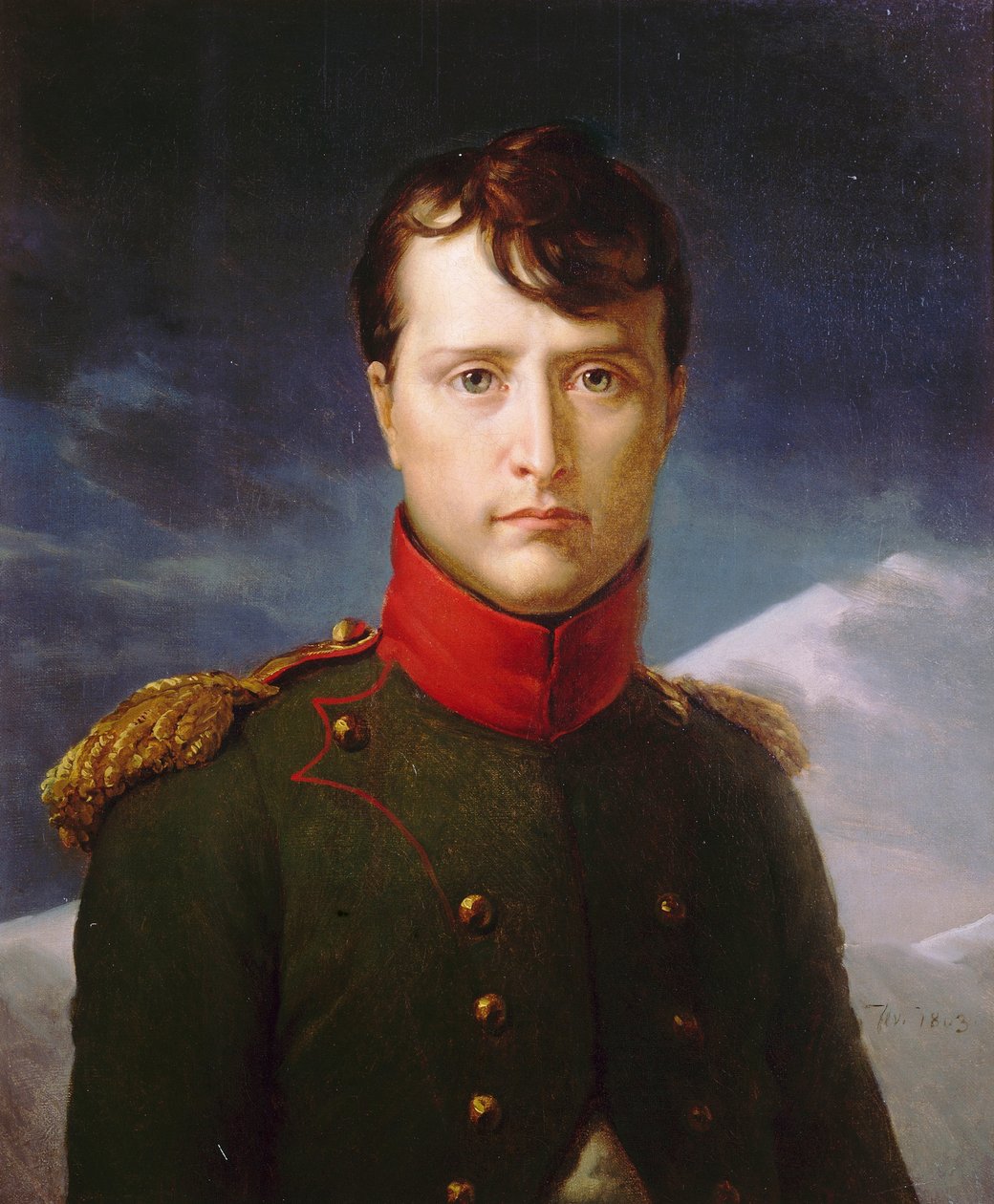 Napoléon Bonaparte Eerste Consul door Baron François Pascal Simon Gérard