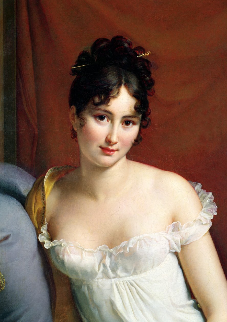 Portret van Madame Recamier (1777-1849) (detail) door Baron François Pascal Simon Gérard