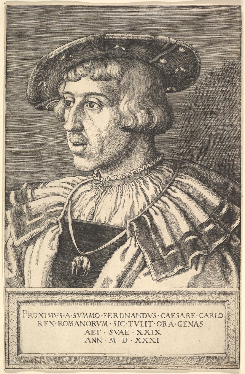 Keizer Ferdinand I door Barthel Beham