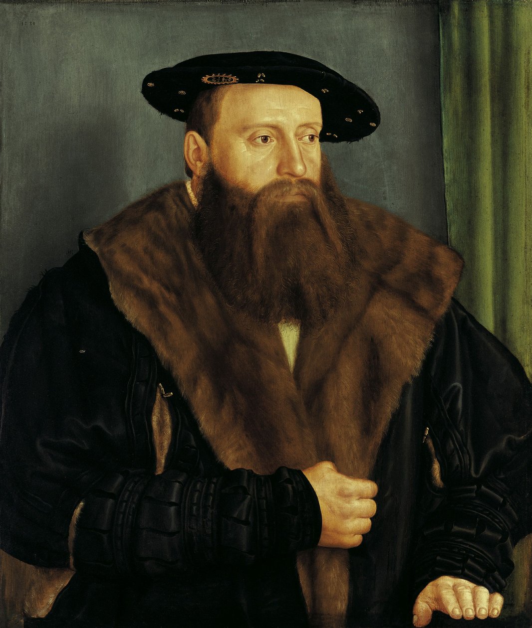 Portret van Lodewijk X Beieren door Barthel Beham