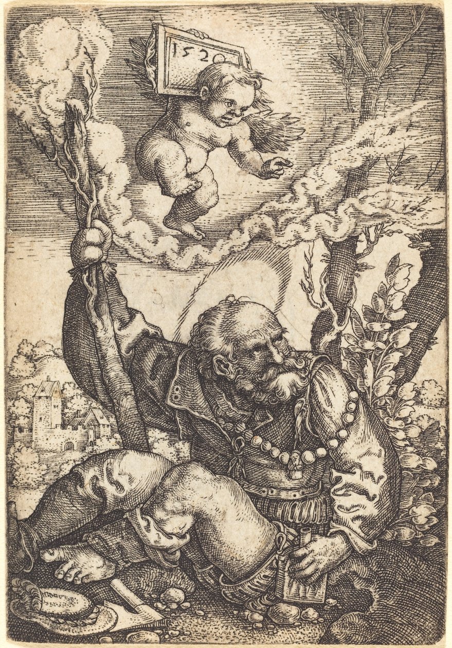 Sint Christoffel door Barthel Beham